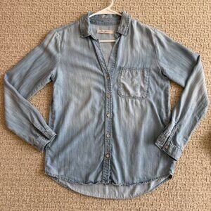 Mavi Jeans Chambray Long-Sleeve Shirt